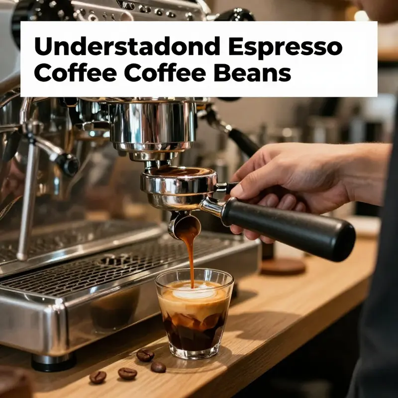 A barista concentrating on creating a perfect espresso shot, illustrating the skill and detail in espresso preparation.