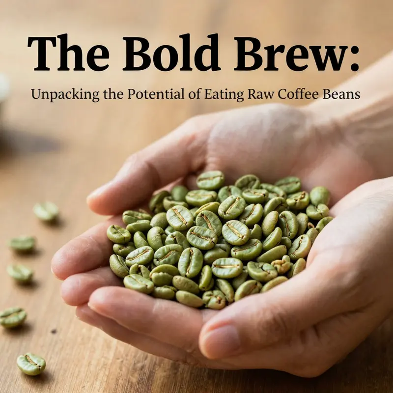 A close-up view of raw coffee beans, illustrating their unique characteristics and texture.