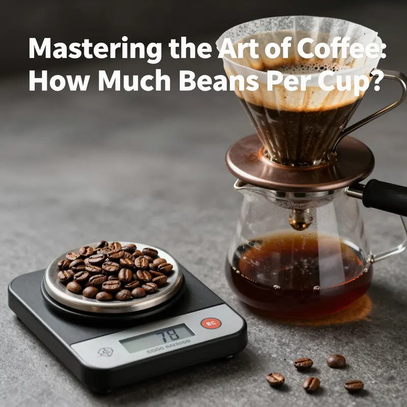 A visual representation of standard bean measurement in a drip coffee maker.