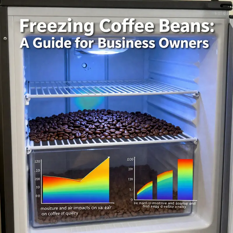 Best practices for freezing coffee beans to retain their freshness.