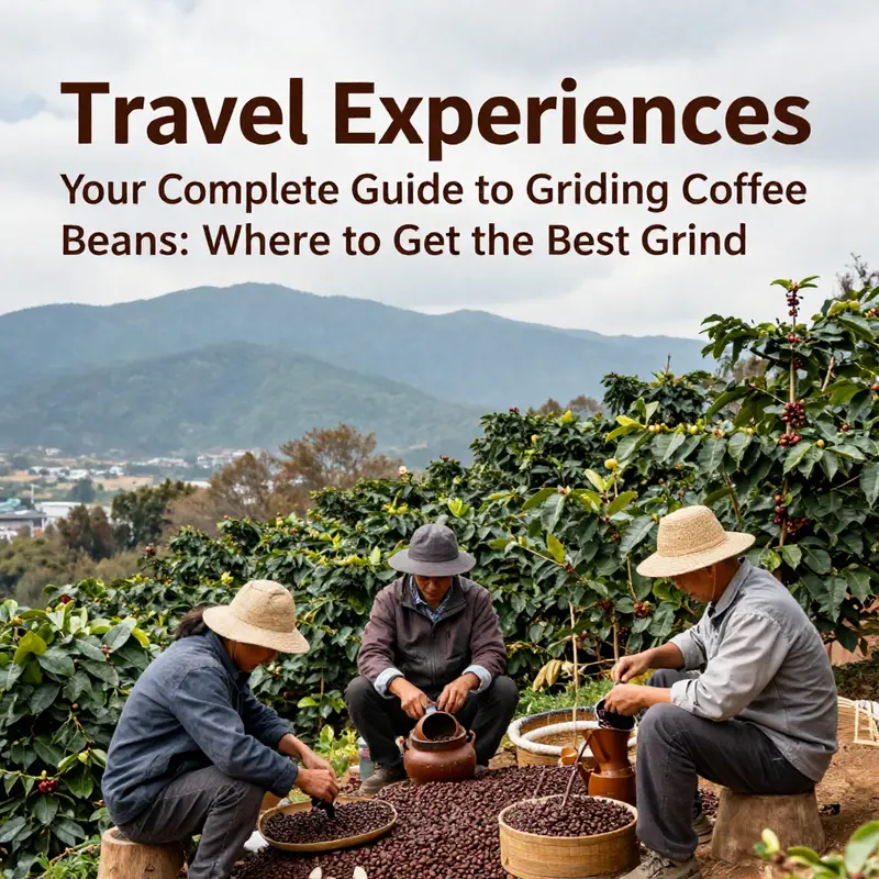 A bustling specialty coffee shop where patrons can enjoy freshly ground coffee beans.