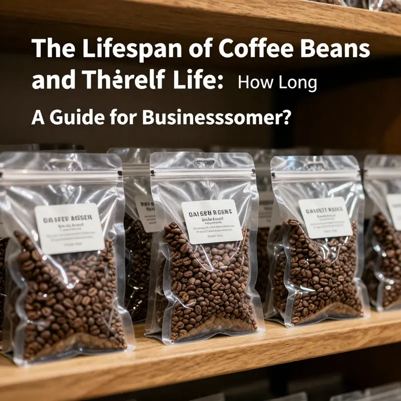 Unopened coffee beans in ideal storage conditions to maximize shelf life.