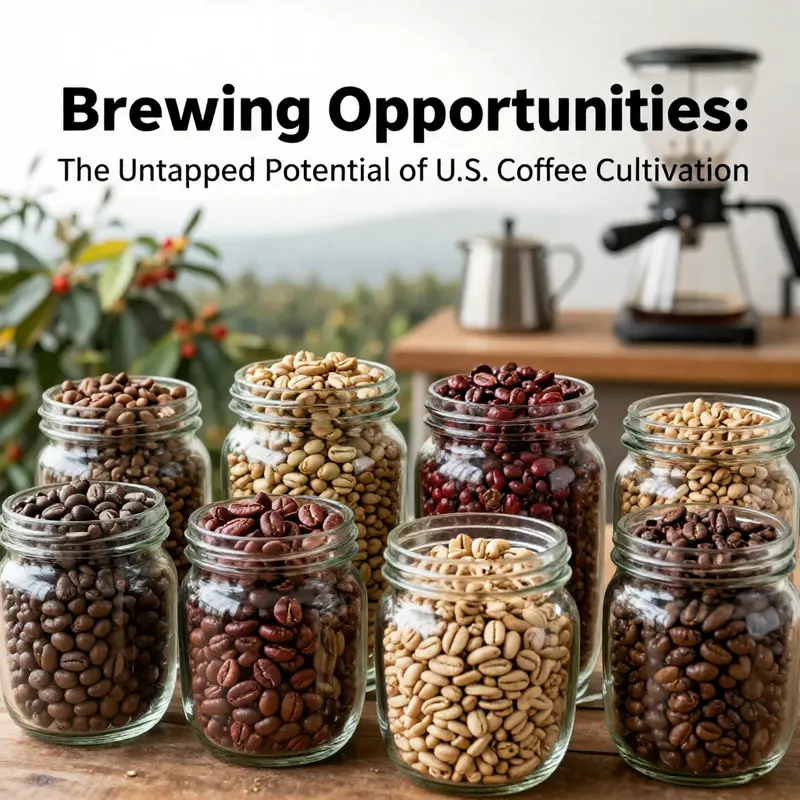 Lush coffee farms in Hawaii showcasing ripe coffee cherries ready for harvest.