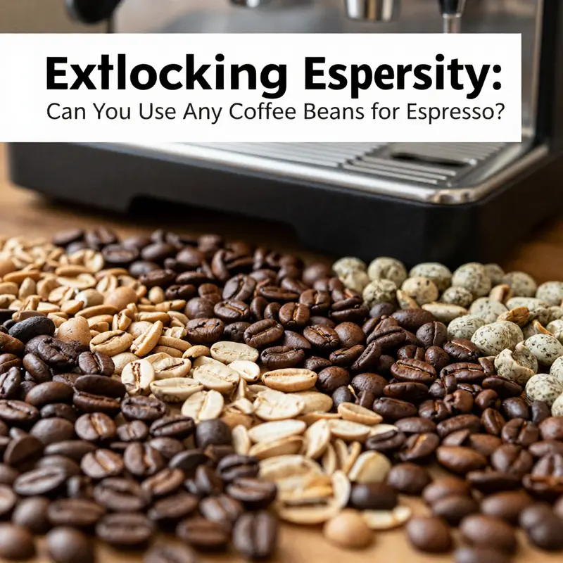 Examining the diversity of coffee beans and their potential for espresso brewing.