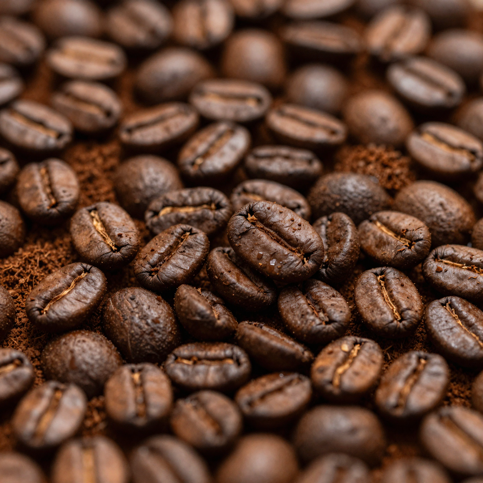 Coffee grinding process