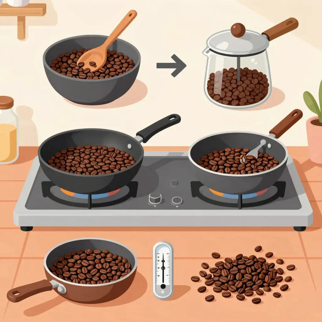 Roasting Coffee Beans Step-by-Step